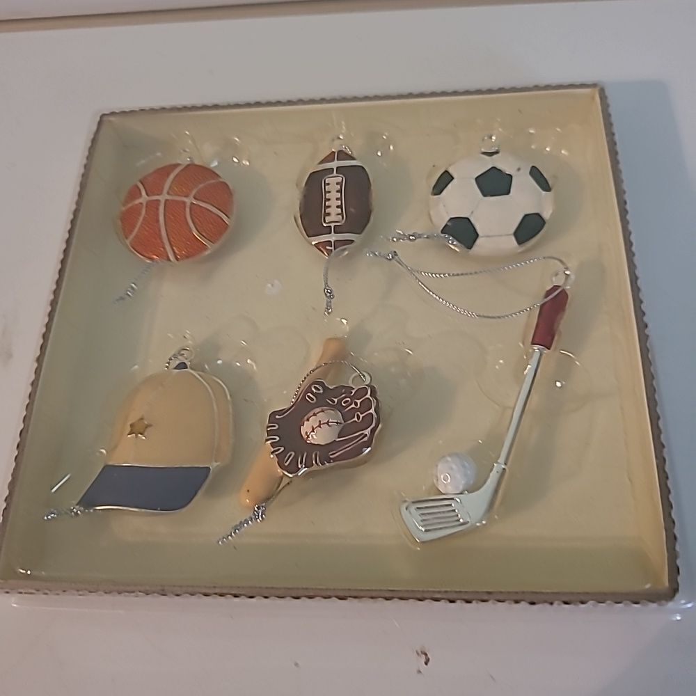 Living Quarters Sports Ornament Set